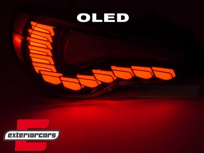 OLED Full LED stražnja svjetla SEQ žmigavci (crvena) / Toyota GT86 (2012-2021), LDTO49