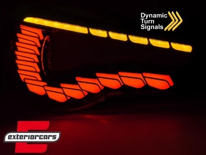 OLED Full LED stražnja svjetla SEQ žmigavci (crvena) / Toyota GT86 (2012-2021), LDTO49