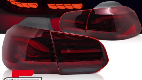 OLED Full LED stražnja svjetla SEQ žmigavci (crvena) / VW Golf 6 VI (2008-2013), TLVWG6LED