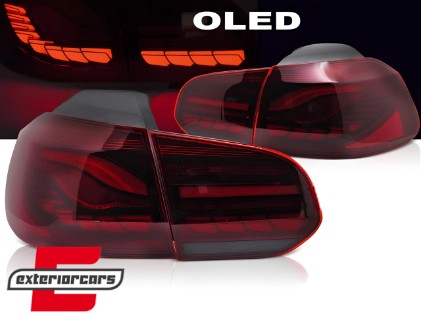 OLED Full LED stražnja svjetla SEQ žmigavci (crvena) / VW Golf 6 VI (2008-2013), TLVWG6LED