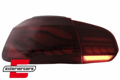 OLED Full LED stražnja svjetla SEQ žmigavci (crvena) / VW Golf 6 VI (2008-2013), TLVWG6LED