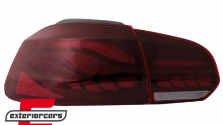 OLED Full LED stražnja svjetla SEQ žmigavci (crvena) / VW Golf 6 VI (2008-2013), TLVWG6LED