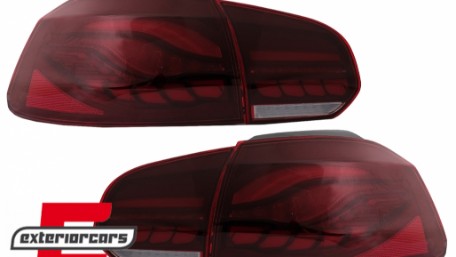 OLED Full LED stražnja svjetla SEQ žmigavci (crvena) / VW Golf 6 VI (2008-2013), TLVWG6LED