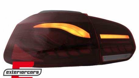 OLED Full LED stražnja svjetla SEQ žmigavci (crvena) / VW Golf 6 VI (2008-2013), TLVWG6LED