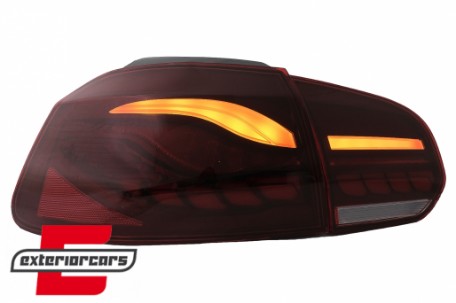 OLED Full LED stražnja svjetla SEQ žmigavci (crvena) / VW Golf 6 VI (2008-2013), TLVWG6LED