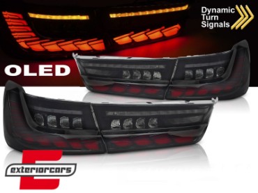 OLED full LED stražnja svjetla SEQ žmigavci (smoke) / BMW serije 3 G20 G28 M3 G80 limuzina (2018-2022), LDBML4