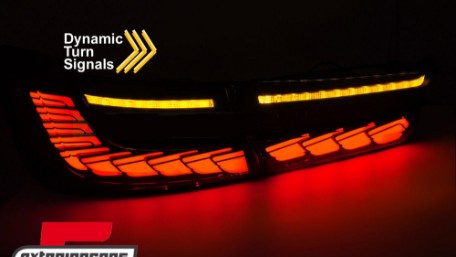 OLED full LED stražnja svjetla SEQ žmigavci (smoke) / BMW serije 3 G20 G28 M3 G80 limuzina (2018-2022), LDBML4