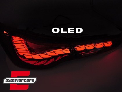 OLED full LED stražnja svjetla SEQ žmigavci (smoke) / BMW serije 4 G22 G23 (2020-), LDBMM0