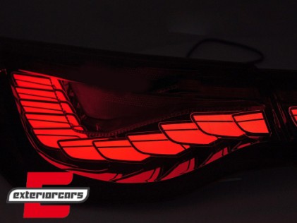 OLED full LED stražnja svjetla SEQ žmigavci (smoke) / BMW serije 4 G22 G23 (2020-), LDBMM0
