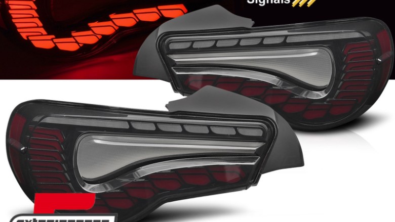 OLED Full LED stražnja svjetla SEQ žmigavci (smoke) / Toyota GT86 (2012-2021), LDTO50