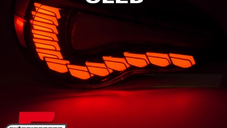 OLED Full LED stražnja svjetla SEQ žmigavci (smoke) / Toyota GT86 (2012-2021), LDTO50