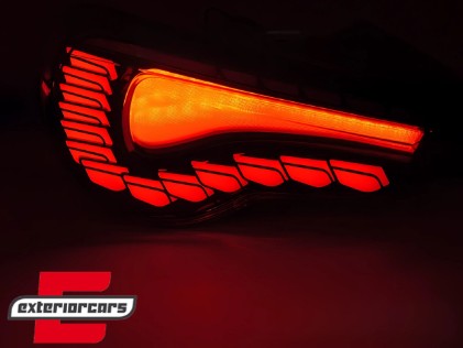OLED Full LED stražnja svjetla SEQ žmigavci (smoke) / Toyota GT86 (2012-2021), LDTO50