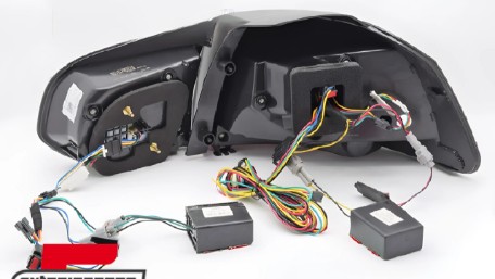 OLED Full LED stražnja svjetla SEQ žmigavci (smoke) / VW Golf 6 VI (2008-2013), LDVWU9