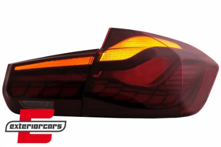 OLED stražnja svjetla SEQ žmigavci (crvena) / BMW serije 3 F30 F35 F80 (2011-2019), LDBMK9