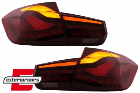 OLED stražnja svjetla SEQ žmigavci (crvena) / BMW serije 3 F30 F35 F80 (2011-2019), LDBMK9