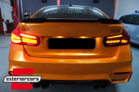 OLED stražnja svjetla SEQ žmigavci (crvena) / BMW serije 3 F30 F35 F80 (2011-2019), LDBMK9
