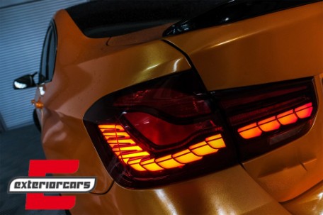 OLED stražnja svjetla SEQ žmigavci (crvena) / BMW serije 3 F30 F35 F80 (2011-2019), LDBMK9