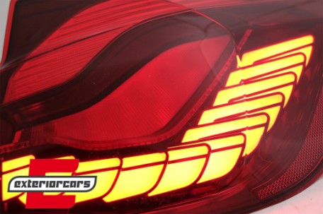 OLED stražnja svjetla SEQ žmigavci (crvena) / BMW serije 3 F30 F35 F80 (2011-2019), LDBMK9