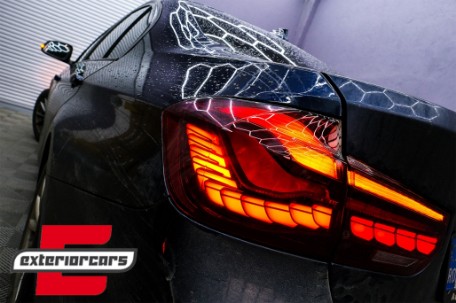OLED stražnja svjetla SEQ žmigavci (crvena) / BMW serije 3 F30 F35 F80 (2011-2019), LDBMK9