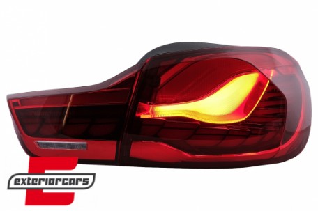 OLED stražnja svjetla SEQ žmigavci (crvena) / BMW serije 4 F32 F33 F36 M4 F82 F83 (2013-03.2019), LDBML7
