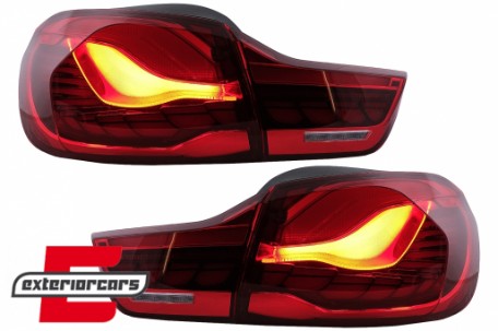 OLED stražnja svjetla SEQ žmigavci (crvena) / BMW serije 4 F32 F33 F36 M4 F82 F83 (2013-03.2019), LDBML7