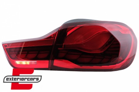 OLED stražnja svjetla SEQ žmigavci (crvena) / BMW serije 4 F32 F33 F36 M4 F82 F83 (2013-03.2019), LDBML7
