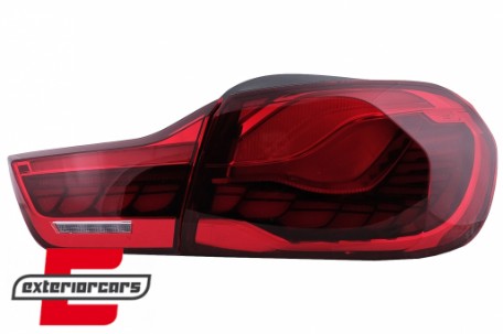 OLED stražnja svjetla SEQ žmigavci (crvena) / BMW serije 4 F32 F33 F36 M4 F82 F83 (2013-03.2019), LDBML7