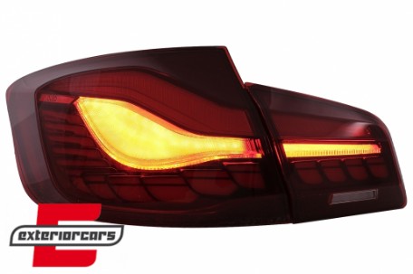 OLED stražnja svjetla SEQ žmigavci (crvena/kristal) / BMW serije 5 F10 (2011-2017), LDBMK5