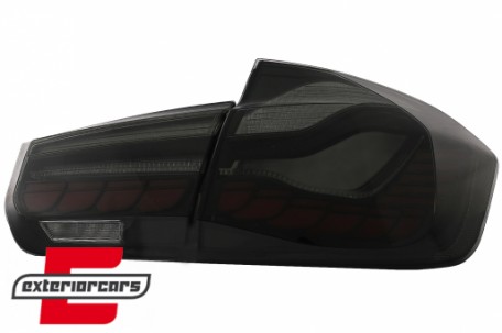 OLED stražnja svjetla SEQ žmigavci (smoke) / BMW serije 3 F30 F35 F80 (2011-2019), LDBML0