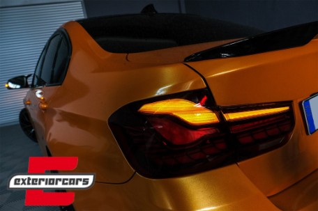 OLED stražnja svjetla SEQ žmigavci (smoke) / BMW serije 3 F30 F35 F80 (2011-2019), LDBML0