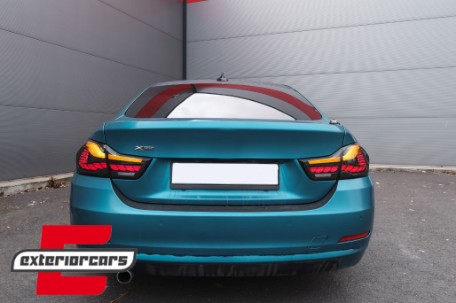 OLED stražnja svjetla SEQ žmigavci (smoke) / BMW serije 4 F32 F33 F36 M4 F82 F83 (2013-03.2019), LDBML8