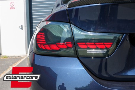 OLED stražnja svjetla SEQ žmigavci (smoke) / BMW serije 4 F32 F33 F36 M4 F82 F83 (2013-03.2019), LDBML8