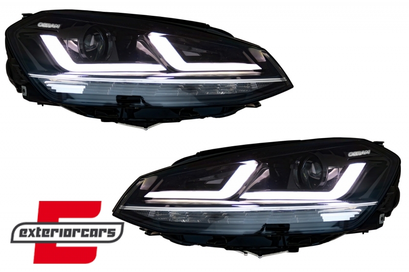 Osram full LED prednja svjetla LEDriving (chrome) / VW Golf 7 VII (2012-2017), LEDHL103-CM