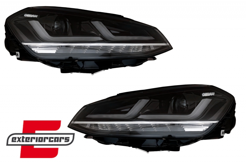 Osram full LED prednja svjetla LEDriving (chrome) / VW Golf 7 VII (2012-2017), LEDHL103-CM
