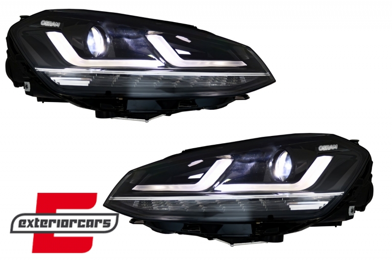 Osram full LED prednja svjetla LEDriving (chrome) / VW Golf 7 VII (2012-2017), LEDHL103-CM