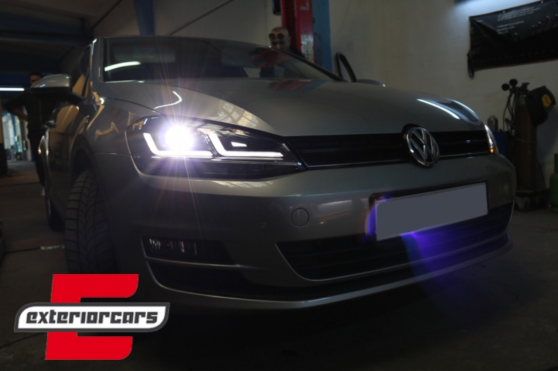 Osram full LED prednja svjetla LEDriving (crna) / VW Golf 7 VII (2012-2017), LEDHL103-BK