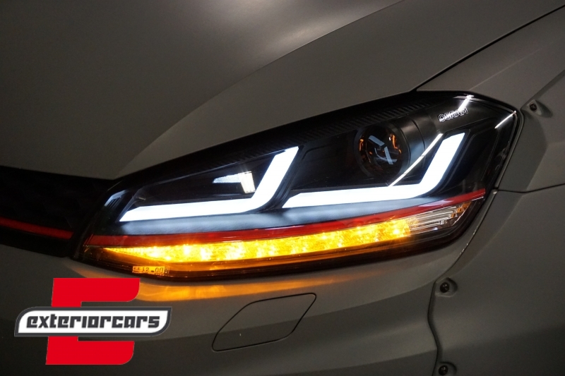 Osram full LED prednja svjetla LEDriving GTI dizajn (crvena) / VW Golf 7 VII (2012-2017), LEDHL103-GTI