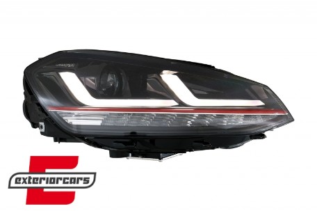 Osram full LED prednja svjetla LEDriving GTI dizajn (crvena) / VW Golf 7 VII (2012-2017), LEDHL103-GTI