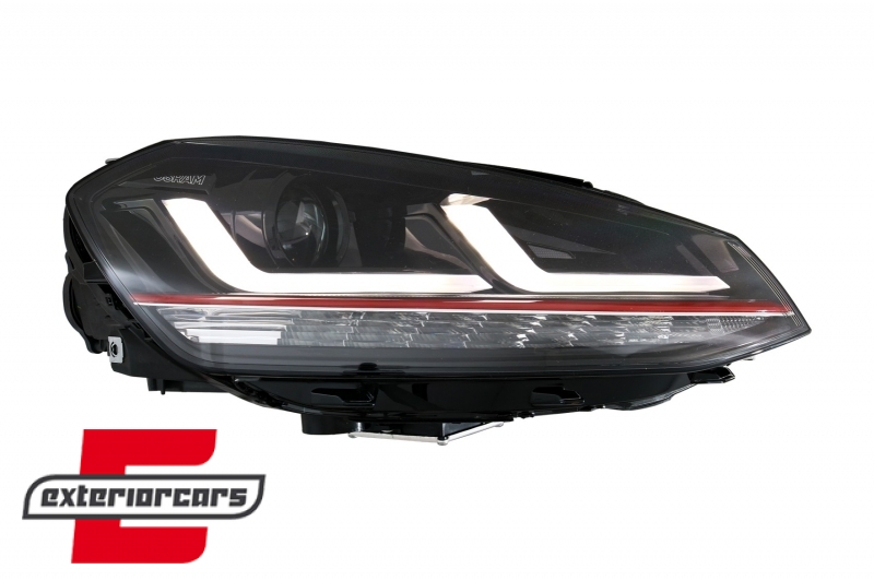 Osram full LED prednja svjetla LEDriving GTI dizajn (crvena) / VW Golf 7 VII (2012-2017), LEDHL103-GTI
