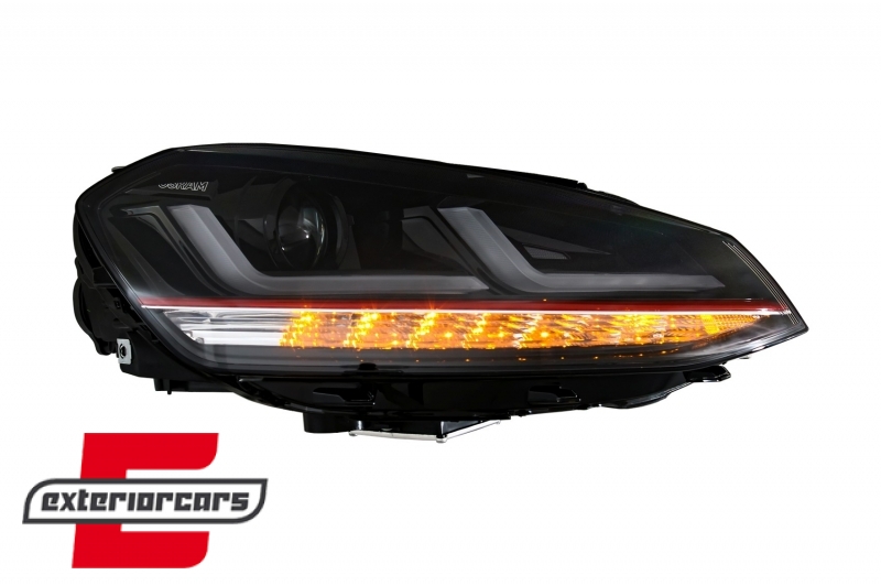Osram full LED prednja svjetla LEDriving GTI dizajn (crvena) / VW Golf 7 VII (2012-2017), LEDHL103-GTI