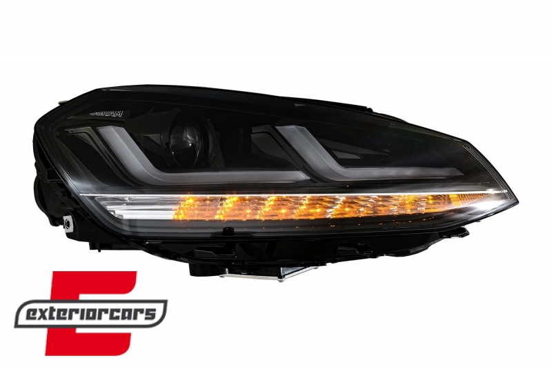 Osram Full LED prednja svjetla LEDriving LED SEQ žmigavci (crna) / VW Golf 7 VII (2012-2017), LEDHL104-BK