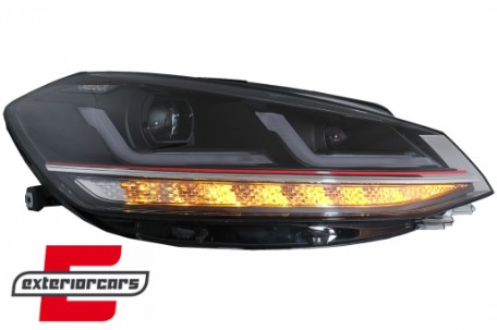 OSRAM Full LED prednja svjetla LEDriving SEQ žmigavci GTI look / VW Golf 7.5 Facelift (2017-2020), LEDHL109-GTI