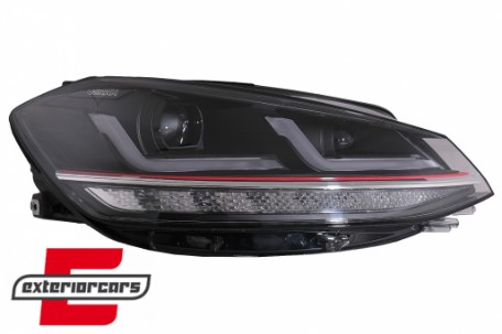 OSRAM Full LED prednja svjetla LEDriving SEQ žmigavci GTI look / VW Golf 7.5 Facelift (2017-2020), LEDHL109-GTI