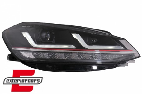 OSRAM Full LED prednja svjetla LEDriving SEQ žmigavci GTI look / VW Golf 7.5 Facelift (2017-2020), LEDHL109-GTI