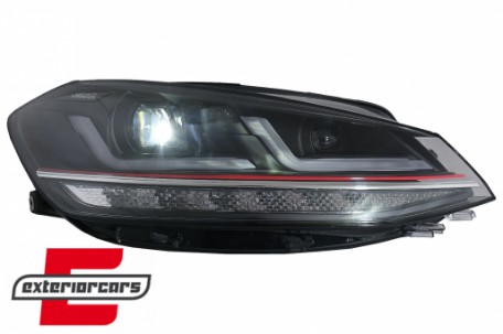 OSRAM Full LED prednja svjetla LEDriving SEQ žmigavci GTI look / VW Golf 7.5 Facelift (2017-2020), LEDHL109-GTI