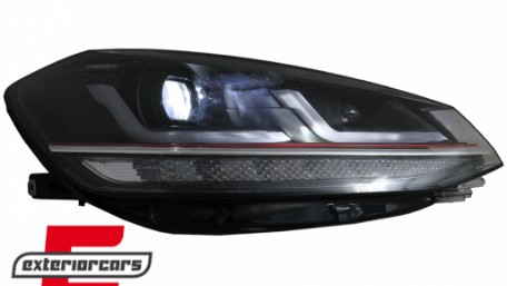 OSRAM Full LED prednja svjetla LEDriving SEQ žmigavci GTI look / VW Golf 7.5 Facelift (2017-2020), LEDHL109-GTI