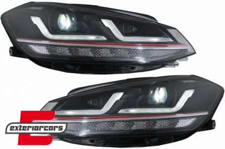 OSRAM Full LED prednja svjetla LEDriving SEQ žmigavci GTI look / VW Golf 7.5 Facelift (2017-2020), LEDHL109-GTI