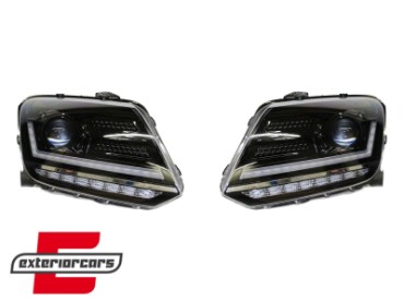 Osram Full LED prednji farovi LEDriving SEQ žmigavci (crna) / VW Amarok (2010-), LEDHL107-BK