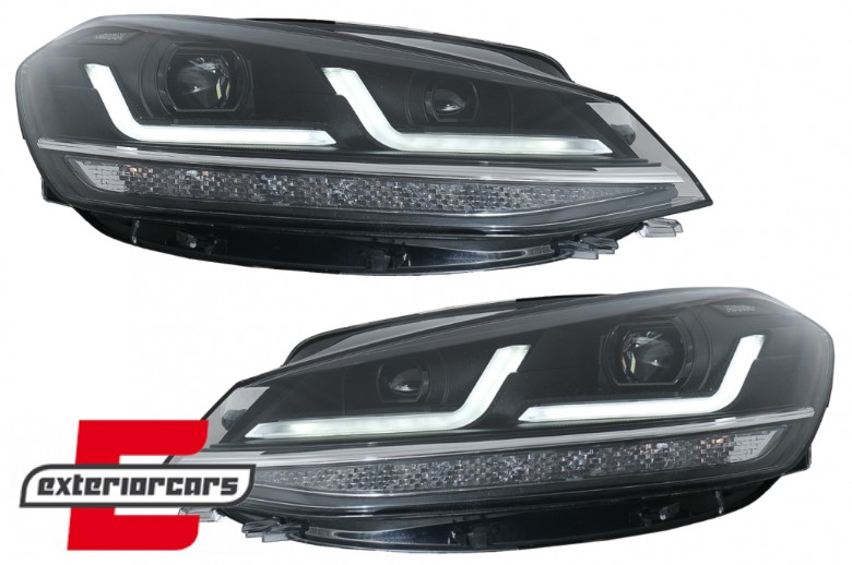 Osram Full LED prednji farovi LEDriving SEQ žmigavci / VW Golf 7.5 Facelift (2017-2020), LEDHL109-BK