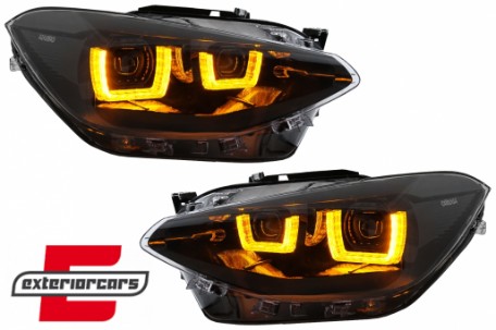 Osram LEDriving Full LED prednja svjetla (crna) / BMW serije 1 F20 F21 (06.2011-03.2015), LEDHL108-BK